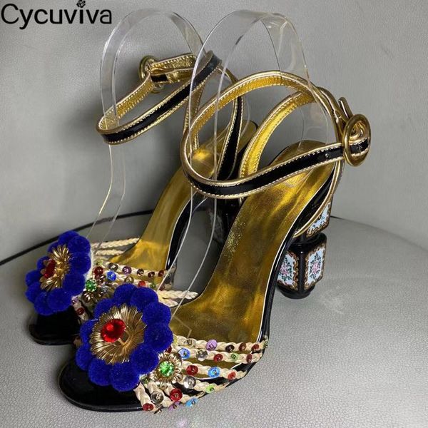 summer flower rhinestone decor women sandals retor strange high heels female slides slingback buckle ladies sandalias mujer dress shoes, Black
summer flower rhinestone decor women sandals retor strange high heels female slides slingback buckle ladies sandalias mujer dress shoes, Black