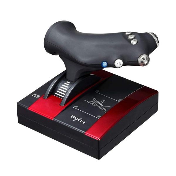 game controllers & joysticks black pxn-2119ii usb computer simulation flight joystick vibration function 16 key programming fixed suction cu
game controllers & joysticks black pxn-2119ii usb computer simulation flight joystick vibration function 16 key programming fixed suction cu