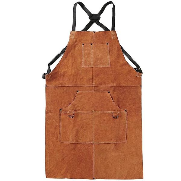 aprons leather work shop apron with 6 tool pockets heat flame resistant heavy duty welding adjustable m to xxl 24x36inch
aprons leather work shop apron with 6 tool pockets heat flame resistant heavy duty welding adjustable m to xxl 24x36inch