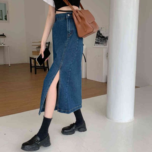 skirts summer long denim skirt women high waisted pockets a line slit jean street wear blue jupe longue femme h5in, Black
skirts summer long denim skirt women high waisted pockets a line slit jean street wear blue jupe longue femme h5in, Black
