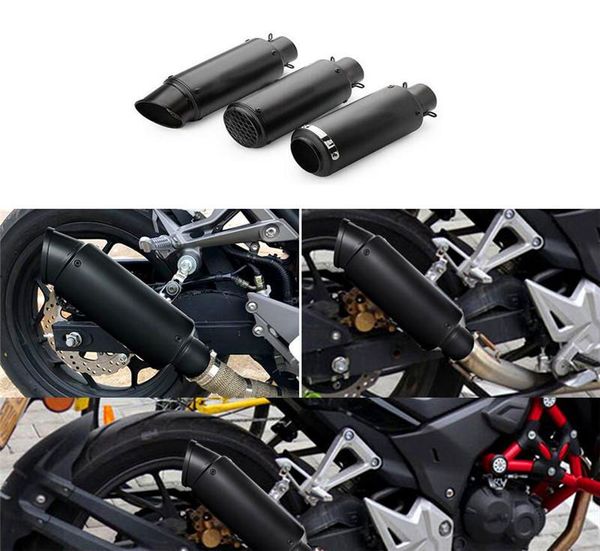 motorcycle exhaust system 51mm/60mm pipe with db killer full black muffler gp-project
motorcycle exhaust system 51mm/60mm pipe with db killer full black muffler gp-project
