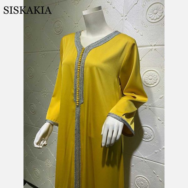 2021siskakia dubai arabic dress for women autumn 2021 soft satin ribbon v neck long sleeve loose plus size muslim turkey robes new, Black;gray
2021siskakia dubai arabic dress for women autumn 2021 soft satin ribbon v neck long sleeve loose plus size muslim turkey robes new, Black;gray