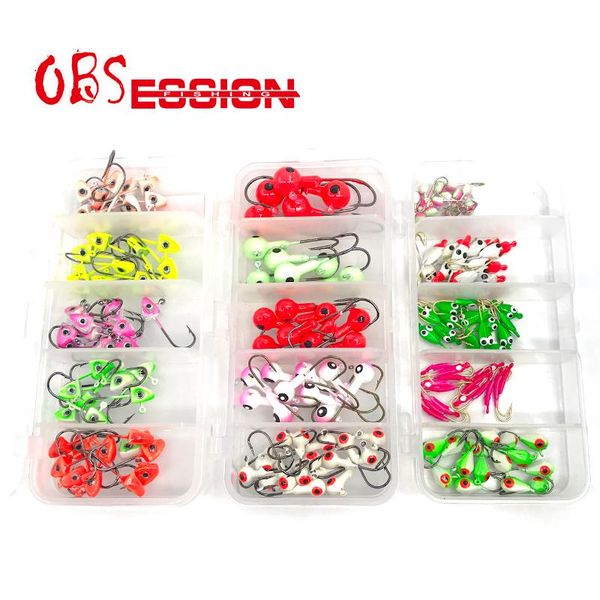 lead jig head fishing hooks multicolor saltwater barbed pesca accessories supplies set
lead jig head fishing hooks multicolor saltwater barbed pesca accessories supplies set