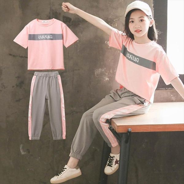summer girls clothes kids t shirt pants sports suits children clothing sets school girl casual tracksuit outwear 6 8 12, White
summer girls clothes kids t shirt pants sports suits children clothing sets school girl casual tracksuit outwear 6 8 12, White