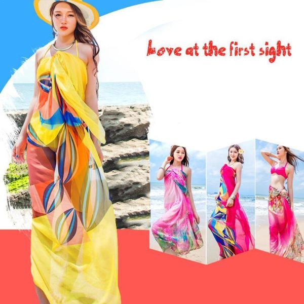 women's swimwear summer super large pareo silk scarf beach sarong cover sunscreen dress chiffon up beachwear bikini wra n8z5, White;black
women's swimwear summer super large pareo silk scarf beach sarong cover sunscreen dress chiffon up beachwear bikini wra n8z5, White;black