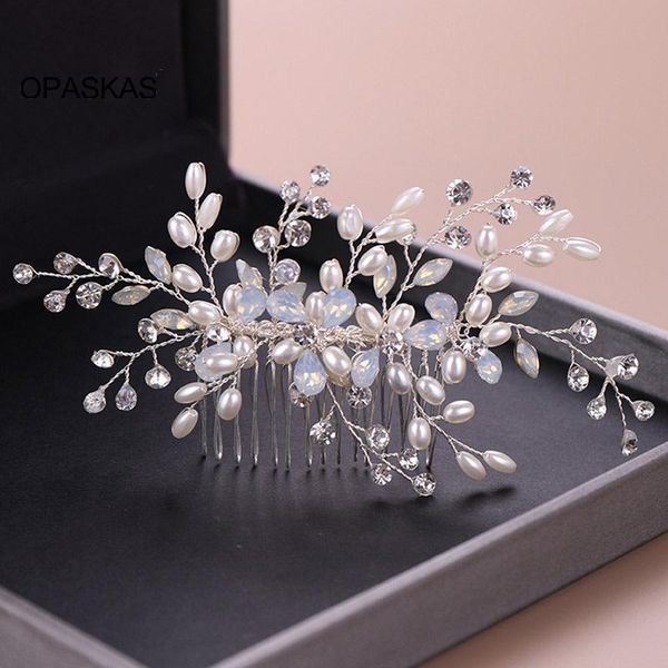 Hair Clips & Barrettes European Elegant Imitation Pearl White Crystal Comb Handmade Bride Headdress Wedding ET, Golden;silver
Hair Clips & Barrettes European Elegant Imitation Pearl White Crystal Comb Handmade Bride Headdress Wedding ET, Golden;silver
