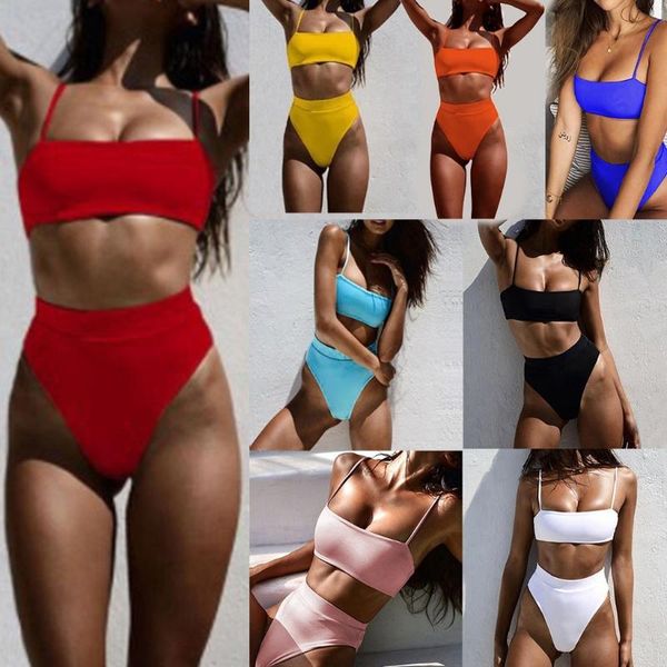 one-piece suits a5kc womens 2 piece bikini set spaghetti cami strap bandeau swimsuit high waisted cheeky thong solid color bathing suit
one-piece suits a5kc womens 2 piece bikini set spaghetti cami strap bandeau swimsuit high waisted cheeky thong solid color bathing suit