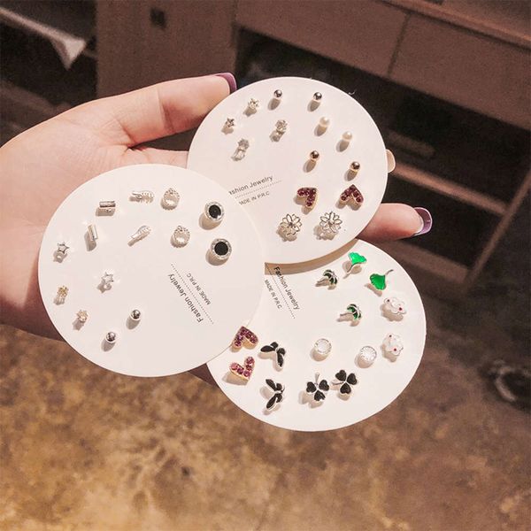cute small earrings set combination earrings trendy temperament simple female
cute small earrings set combination earrings trendy temperament simple female