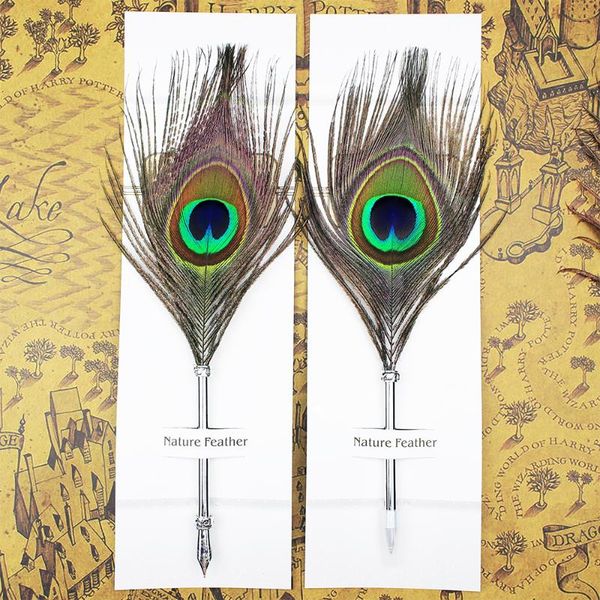 ballpoint pens get two 1 dip pen + creative peacock feather wedding home decoration office school supplies wholesale, Blue;orange
ballpoint pens get two 1 dip pen + creative peacock feather wedding home decoration office school supplies wholesale, Blue;orange