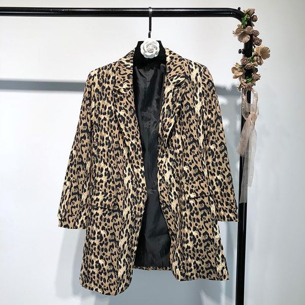 women's suits & blazers women blazer leopard small suit autumn winter 2021 loose jacket coat female outerwear ladies clothing, White;black
women's suits & blazers women blazer leopard small suit autumn winter 2021 loose jacket coat female outerwear ladies clothing, White;black