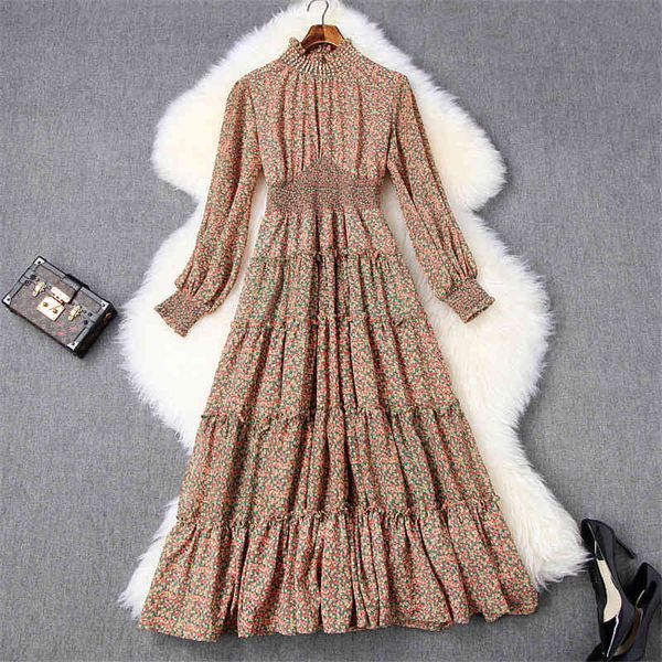 dress spring female fashion runway designers midi dressed floral printing chiffon plissado, Black;gray
dress spring female fashion runway designers midi dressed floral printing chiffon plissado, Black;gray