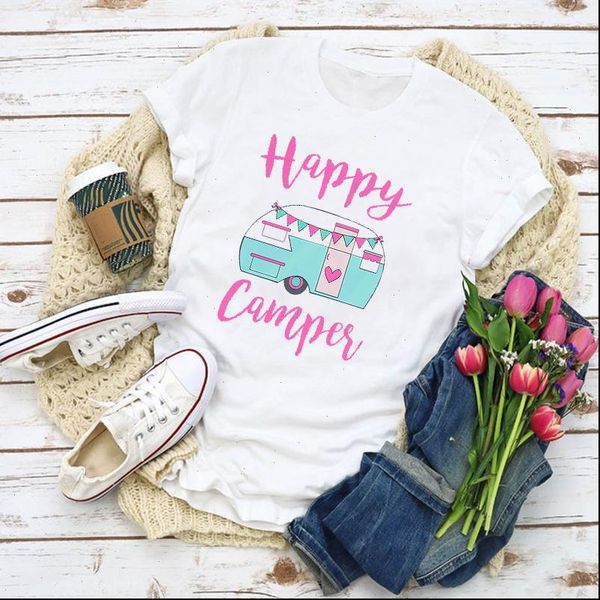 happy camper vacay holiday t womens shirt women summer fashion kawaii cartoon flower and car print ladies, White
happy camper vacay holiday t womens shirt women summer fashion kawaii cartoon flower and car print ladies, White