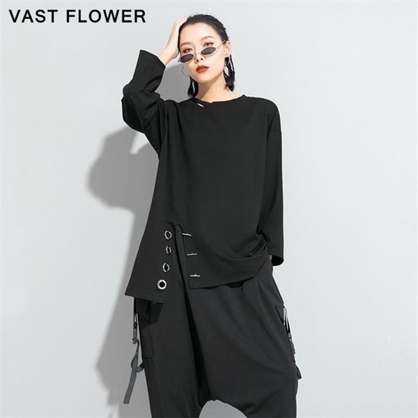irregular split black plus size t-shirt women loose casual long sleeve tee shirt femme fashion clothes spring autumn 210623, White
irregular split black plus size t-shirt women loose casual long sleeve tee shirt femme fashion clothes spring autumn 210623, White