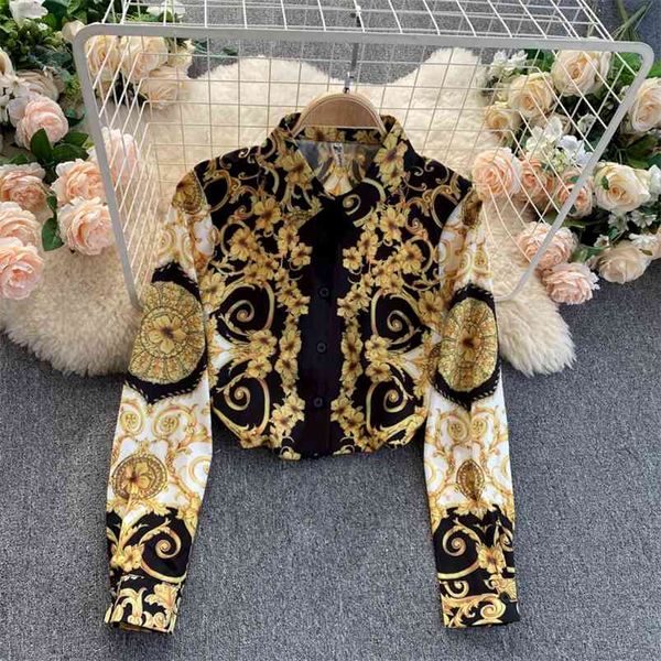 spring autumn bohemian retro lapel loose and thin trend printing european american shirt uk766 blouse women 210507, White
spring autumn bohemian retro lapel loose and thin trend printing european american shirt uk766 blouse women 210507, White