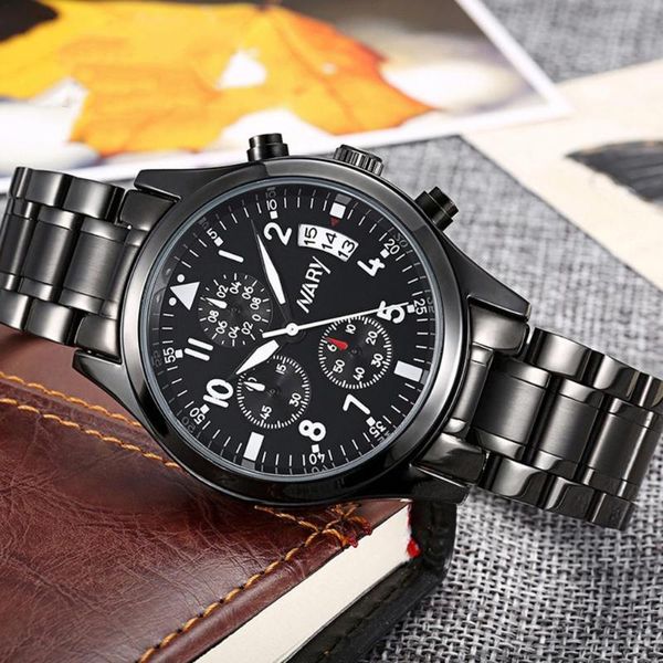 casual sport chronograph men's watches stainless steel band wristwatch big dial quartz clock with luminous pointers wristwatches, Slivery;brown
casual sport chronograph men's watches stainless steel band wristwatch big dial quartz clock with luminous pointers wristwatches, Slivery;brown