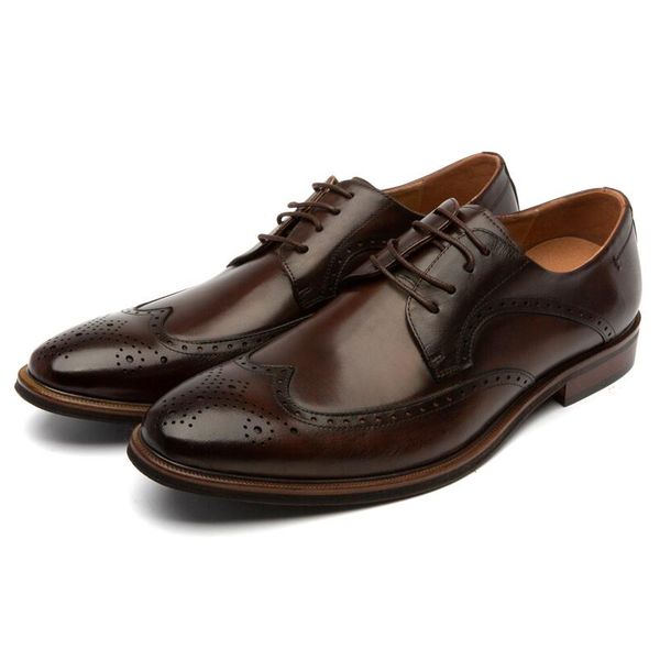 dress shoes brown men's oxford shoe genuine cow leather lace up formal brogue fashion business wedding mens, Black
dress shoes brown men's oxford shoe genuine cow leather lace up formal brogue fashion business wedding mens, Black