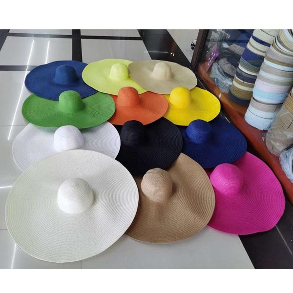 wide brim hats 25cm oversized beach for women large straw hat uv protection foldable sun shade wholesale drop, Blue;gray
wide brim hats 25cm oversized beach for women large straw hat uv protection foldable sun shade wholesale drop, Blue;gray