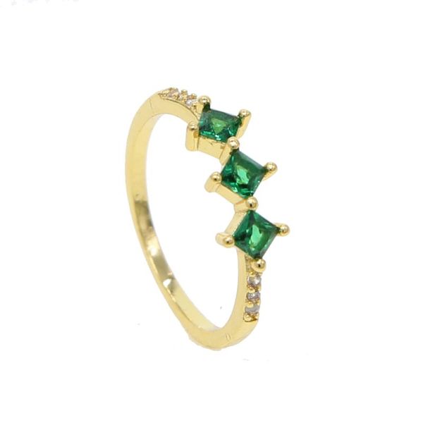 cluster rings gold color stackable square green cz finger for women wedding engagement jewelry gift, Golden;silver
cluster rings gold color stackable square green cz finger for women wedding engagement jewelry gift, Golden;silver