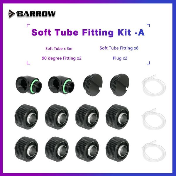 fitting kit set of soft tube,10*13,10*16 mm, tube 90 degree, plug, for computer water cooling,ba-stka fans & coolings
fitting kit set of soft tube,10*13,10*16 mm, tube 90 degree, plug, for computer water cooling,ba-stka fans & coolings