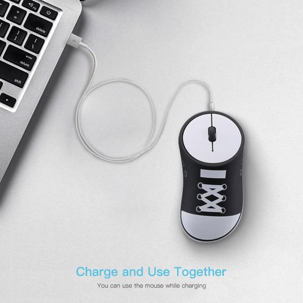 2.4g wireless office mouse rechargeable sneaker mice silent click auto-sleep plug and play (black/blue/red
2.4g wireless office mouse rechargeable sneaker mice silent click auto-sleep plug and play (black/blue/red