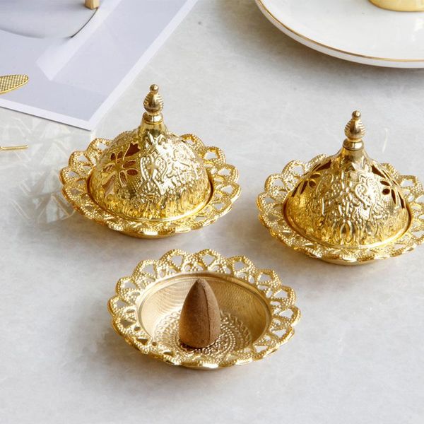 middle east style trumpet mini ceramic incense burner gold wrought iron metal deskornaments fragrance lamps
middle east style trumpet mini ceramic incense burner gold wrought iron metal deskornaments fragrance lamps