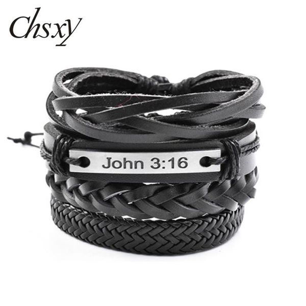 beaded, strands chsxy bible john 3:16 religious wristbands blessed saved loved multilayer braided wrap leather bracelets infinty charm bilek, Black
beaded, strands chsxy bible john 3:16 religious wristbands blessed saved loved multilayer braided wrap leather bracelets infinty charm bilek, Black
