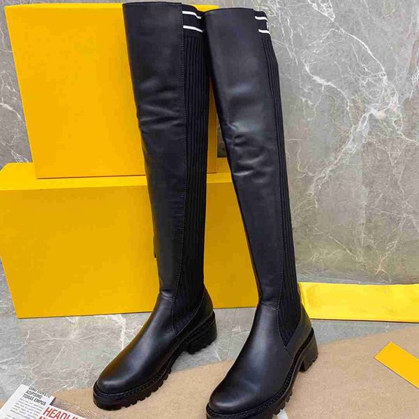 fashion lady lace-up long boots female black elastic winter genuine leather over the knee booties size 35-41
fashion lady lace-up long boots female black elastic winter genuine leather over the knee booties size 35-41