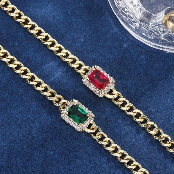 charm bracelets funmode hip hop green red cubic zircon link chain gold color women pulseras mujer wholesale fb156, Golden;silver
charm bracelets funmode hip hop green red cubic zircon link chain gold color women pulseras mujer wholesale fb156, Golden;silver
