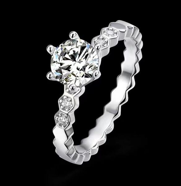 cluster rings 1 moissan diamond ring 925 silver women's fashion simple fresh atmosphere, Golden;silver
cluster rings 1 moissan diamond ring 925 silver women's fashion simple fresh atmosphere, Golden;silver