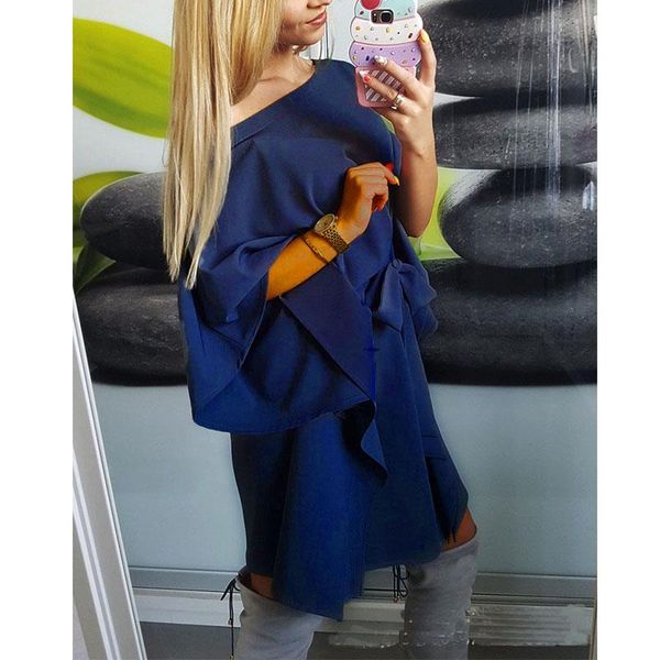 fashion women irregular solid color loose sleeve slanted chiffon dress casual dresses, Black;gray
fashion women irregular solid color loose sleeve slanted chiffon dress casual dresses, Black;gray