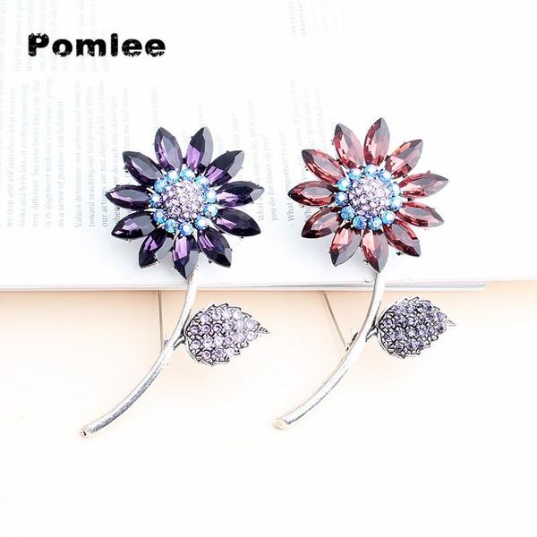 pins, brooches pomlee arrival purple crystal flower for women cubic zirconia elegant fashion pin party accessories gift, Gray
pins, brooches pomlee arrival purple crystal flower for women cubic zirconia elegant fashion pin party accessories gift, Gray