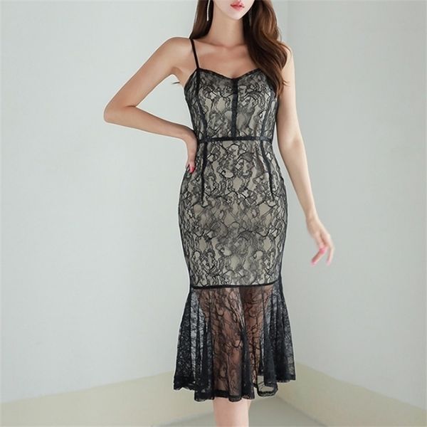 dress female summer ladies temperament see-through lace waist slimming ruffle office lady polyester 210416, Black;gray
dress female summer ladies temperament see-through lace waist slimming ruffle office lady polyester 210416, Black;gray