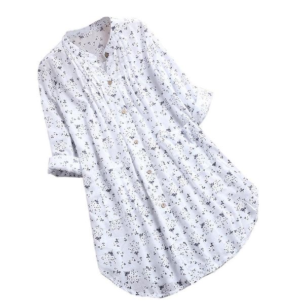 womens blouses v neck pleated floral print long sleeve casual spliced blouse dames lange mouwen blusas 5%, White
womens blouses v neck pleated floral print long sleeve casual spliced blouse dames lange mouwen blusas 5%, White