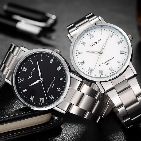 wristwatches wlisth men's watch white black all steel leather luminous waterproof quartz brand fashion casual wrist, Slivery;brown
wristwatches wlisth men's watch white black all steel leather luminous waterproof quartz brand fashion casual wrist, Slivery;brown