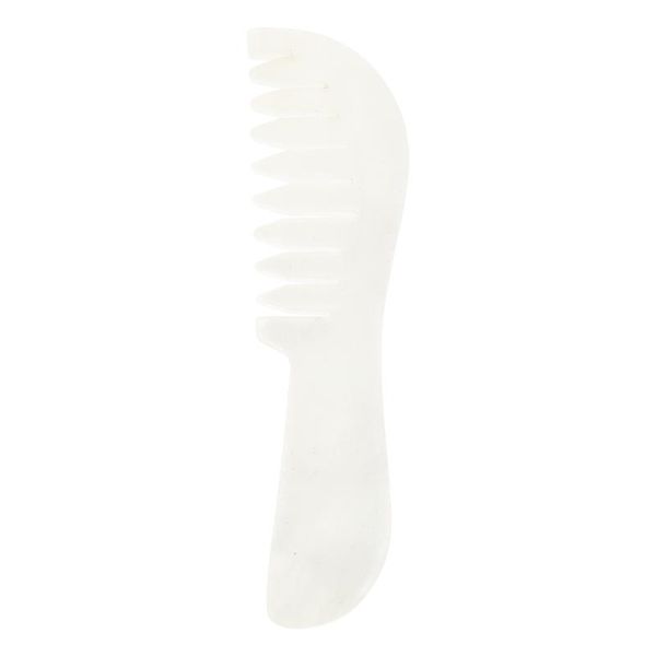 hair brushes 1pc jade comb head scalp durable (light green), Silver