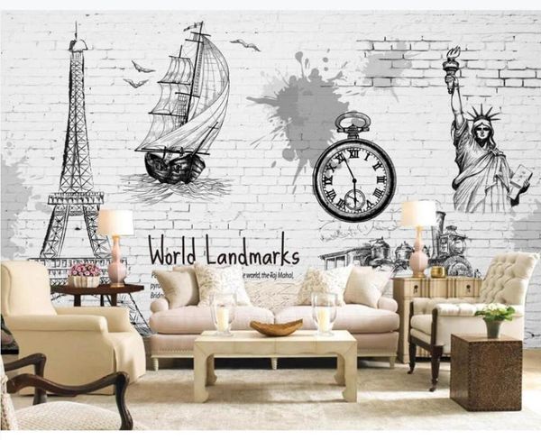 wallpapers xue su customized large-scale murals / paris tower brick wall tv background
wallpapers xue su customized large-scale murals / paris tower brick wall tv background