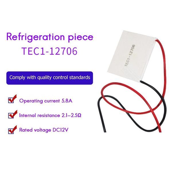 fans & coolings tec1-12706 thermoelectric cooler peltier 12v 12706 elements module 40x40mm cooling for diy electronics
fans & coolings tec1-12706 thermoelectric cooler peltier 12v 12706 elements module 40x40mm cooling for diy electronics