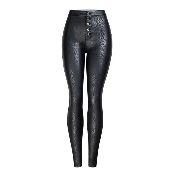 2021 women's pu leather pants fall/winter black jeans high waist plus fleece faux slim pant button, Blue
2021 women's pu leather pants fall/winter black jeans high waist plus fleece faux slim pant button, Blue