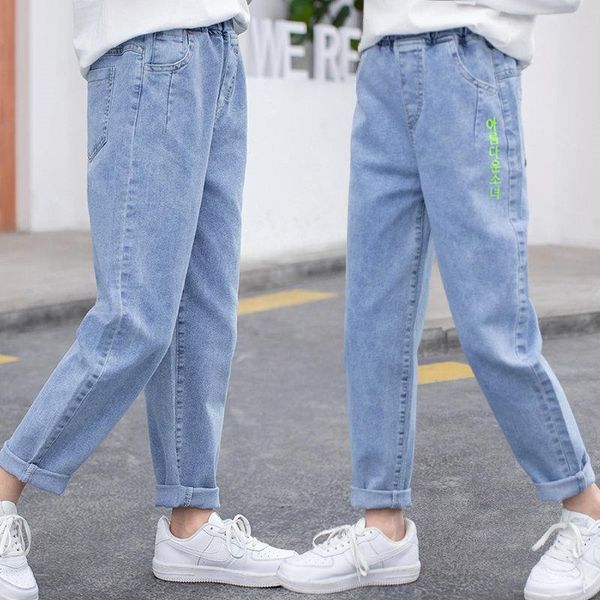 jeans 2021 girls fashion korean style embroidery teenager pencil pants spring autumn children's trousers, Blue
jeans 2021 girls fashion korean style embroidery teenager pencil pants spring autumn children's trousers, Blue