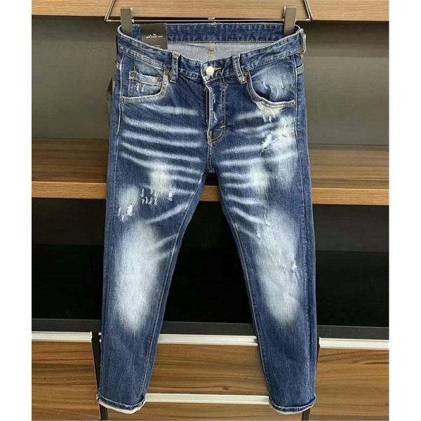 men jeans ripped for skinny pants button outwear man zipper 28-38 men's, Blue
men jeans ripped for skinny pants button outwear man zipper 28-38 men's, Blue