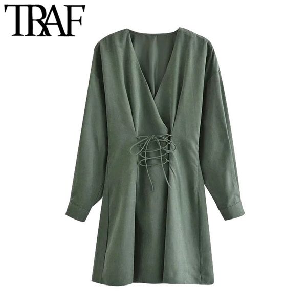 women chic fashion with drawstring pleated mini dress vintage long sleeve side zipper female dresses vestidos 210507, Black;gray
women chic fashion with drawstring pleated mini dress vintage long sleeve side zipper female dresses vestidos 210507, Black;gray