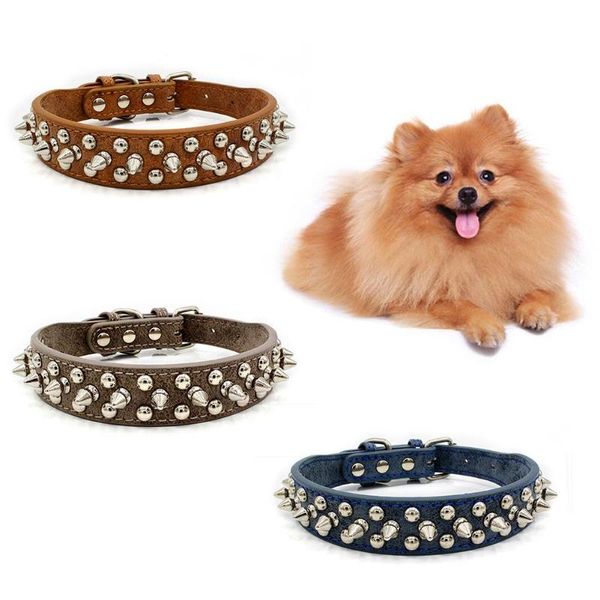 dog collars & leashes pets puppy adjustable punk rivet spiked collar necklace soft neck strap 2021
dog collars & leashes pets puppy adjustable punk rivet spiked collar necklace soft neck strap 2021