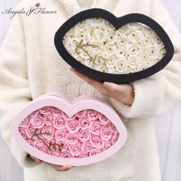 lip-shaped gift box+soap flowers romantic valentine's day wedding bouquet souvenir cake holding packaging box decorative & wreaths
lip-shaped gift box+soap flowers romantic valentine's day wedding bouquet souvenir cake holding packaging box decorative & wreaths