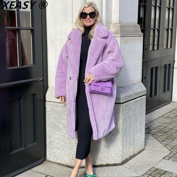 women's fur & faux xeasy teddy bear coat women winter jacket 2021 fluffy plush overcoat thick warm casual, Black
women's fur & faux xeasy teddy bear coat women winter jacket 2021 fluffy plush overcoat thick warm casual, Black