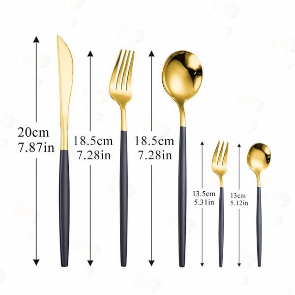 stainless steel dinner cutlery set black gold dinnerware dessert knife fork spoon kitchen tableware silverware sets
stainless steel dinner cutlery set black gold dinnerware dessert knife fork spoon kitchen tableware silverware sets