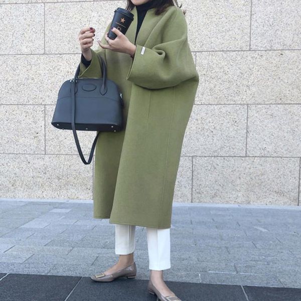 women's trench coats fall collarless solid color jacket women 2021 fashion temperament lengthened casual loose straight, Tan;black
women's trench coats fall collarless solid color jacket women 2021 fashion temperament lengthened casual loose straight, Tan;black