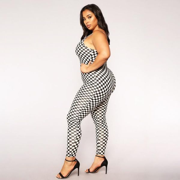 women's jumpsuits & rompers 2021 jumpsuit slim casual black and white checkerboard lattice loose overalls, Black;white
women's jumpsuits & rompers 2021 jumpsuit slim casual black and white checkerboard lattice loose overalls, Black;white