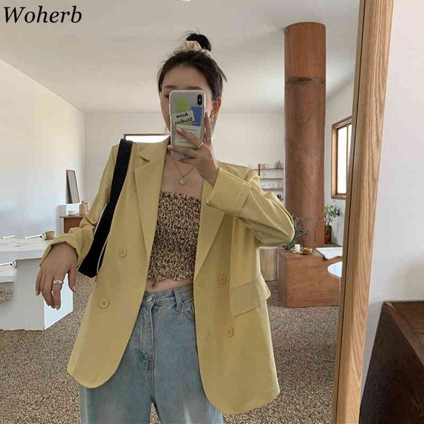 office ladies notched collar solid women blazer summer thin jacket korean chic casual pockets female suits coat 210417, White;black
office ladies notched collar solid women blazer summer thin jacket korean chic casual pockets female suits coat 210417, White;black