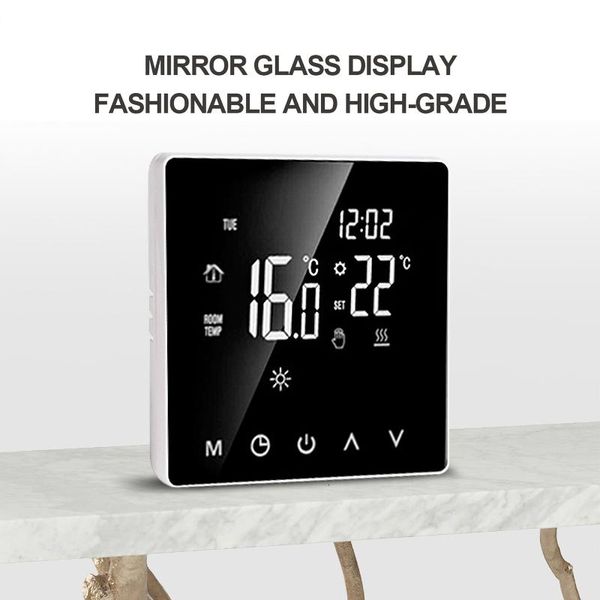 smart home control wifi thermostat heating temperature controller with celsius/fahrenheit led touch screen work alexa google
smart home control wifi thermostat heating temperature controller with celsius/fahrenheit led touch screen work alexa google