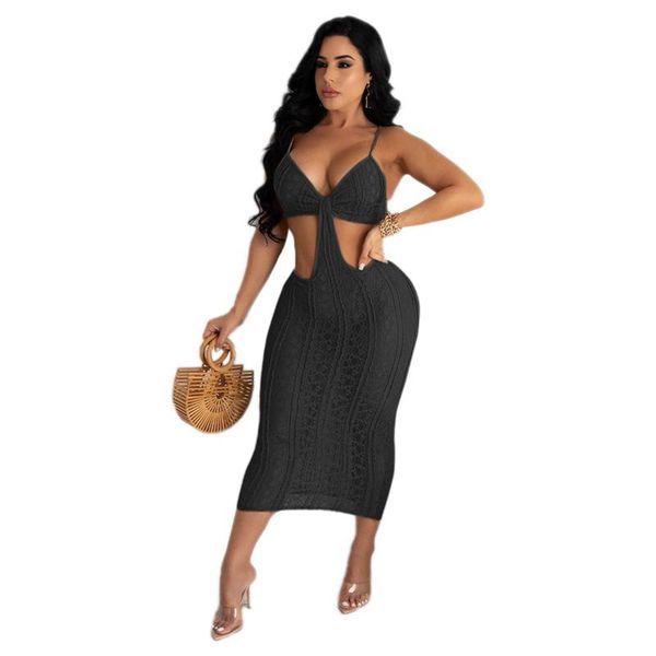 casual dresses women hollow out spaghetti straps lace dress deep v neck sleeveless backless midi summer beach robe bikini cover up, Black;gray
casual dresses women hollow out spaghetti straps lace dress deep v neck sleeveless backless midi summer beach robe bikini cover up, Black;gray